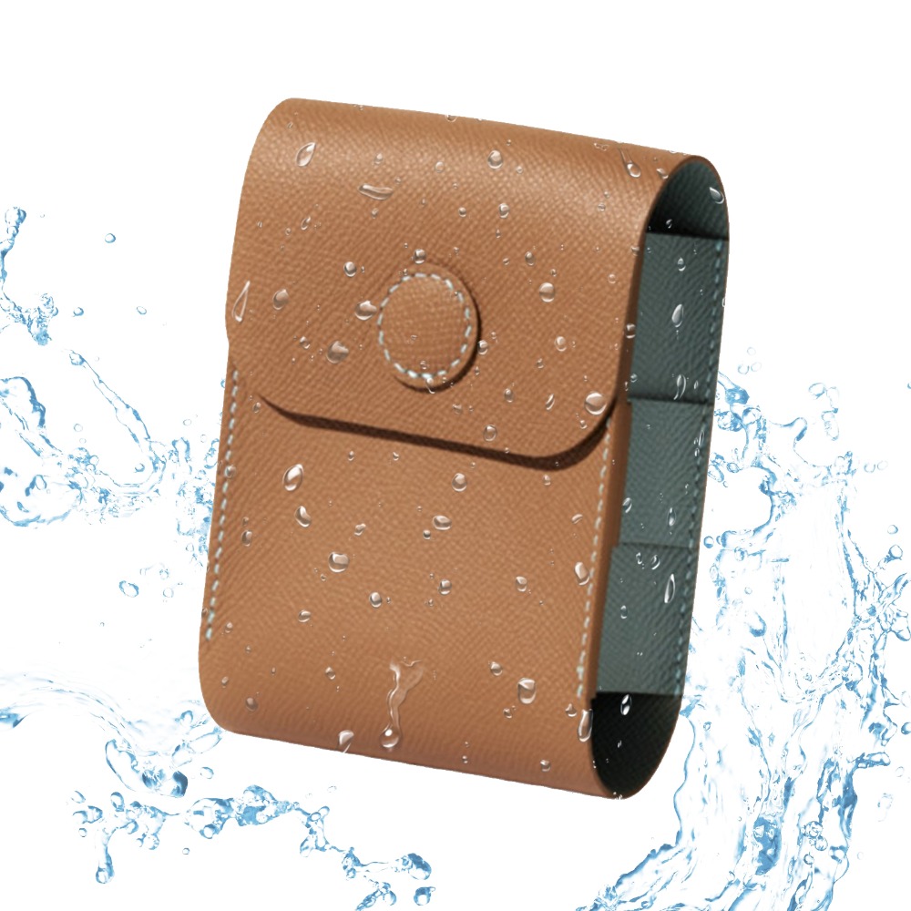 WHTRY Golf Accessory Golf Stitching Case Shockproof Case Leather Protective Case Waterproof Box Diastimeter Case For Golf Golf Ball Bag Leather Storage Case Golf Rangefinder ic Case