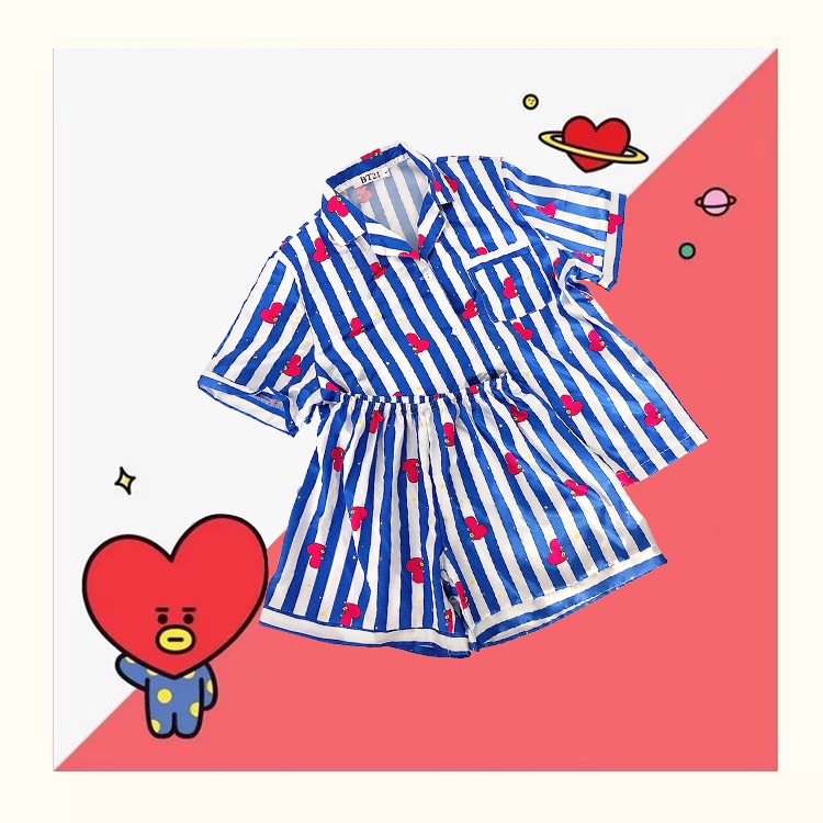 BT21 Sleepwear BTS Sleepwear chimmy/cooky/koya/mang/rj/shooky/tata