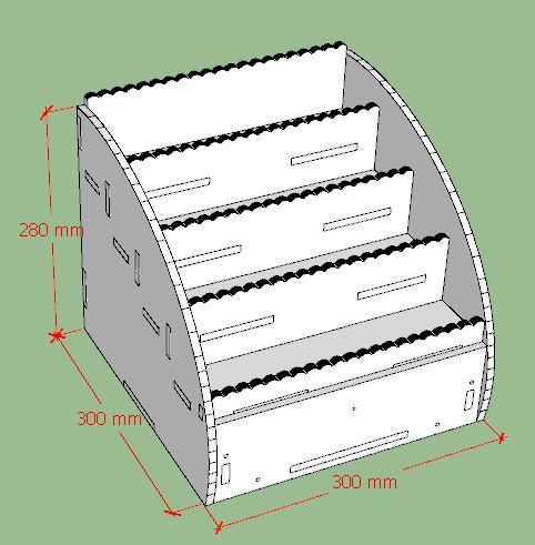 [Siêu rẻ] Kệ đựng sơn Nail có ngăn kéo