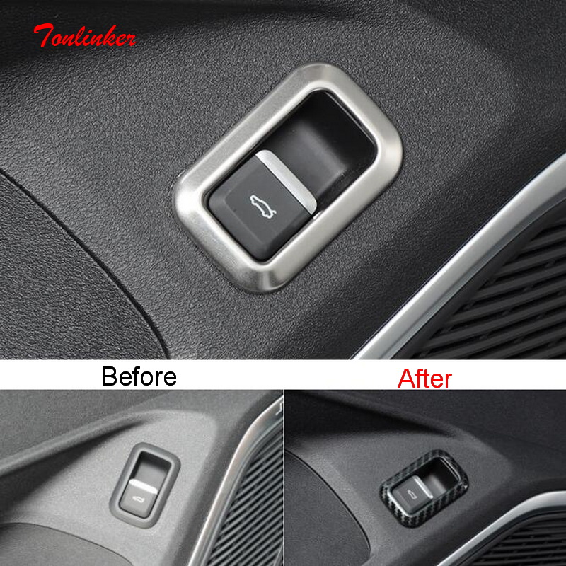 NEW 【Too much love!】Tonlinker Interior Car Trunk Switch Button Cover ...
