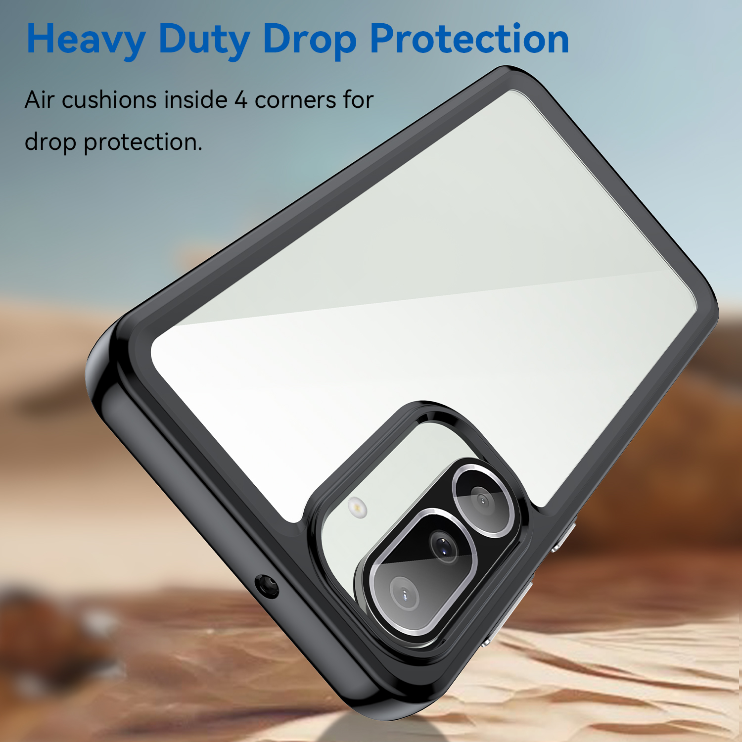 Samsung Galaxy F56 5G Case,Clear Shockproof Phone Case Transparent Cover for Samsung Galaxy F56 5G.