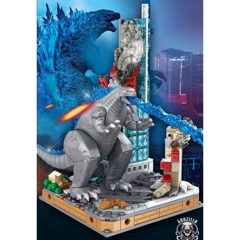 利Bộ Đồ Chơi Lắp Ráp Lego Hình Godzilla vs King Kong 3D