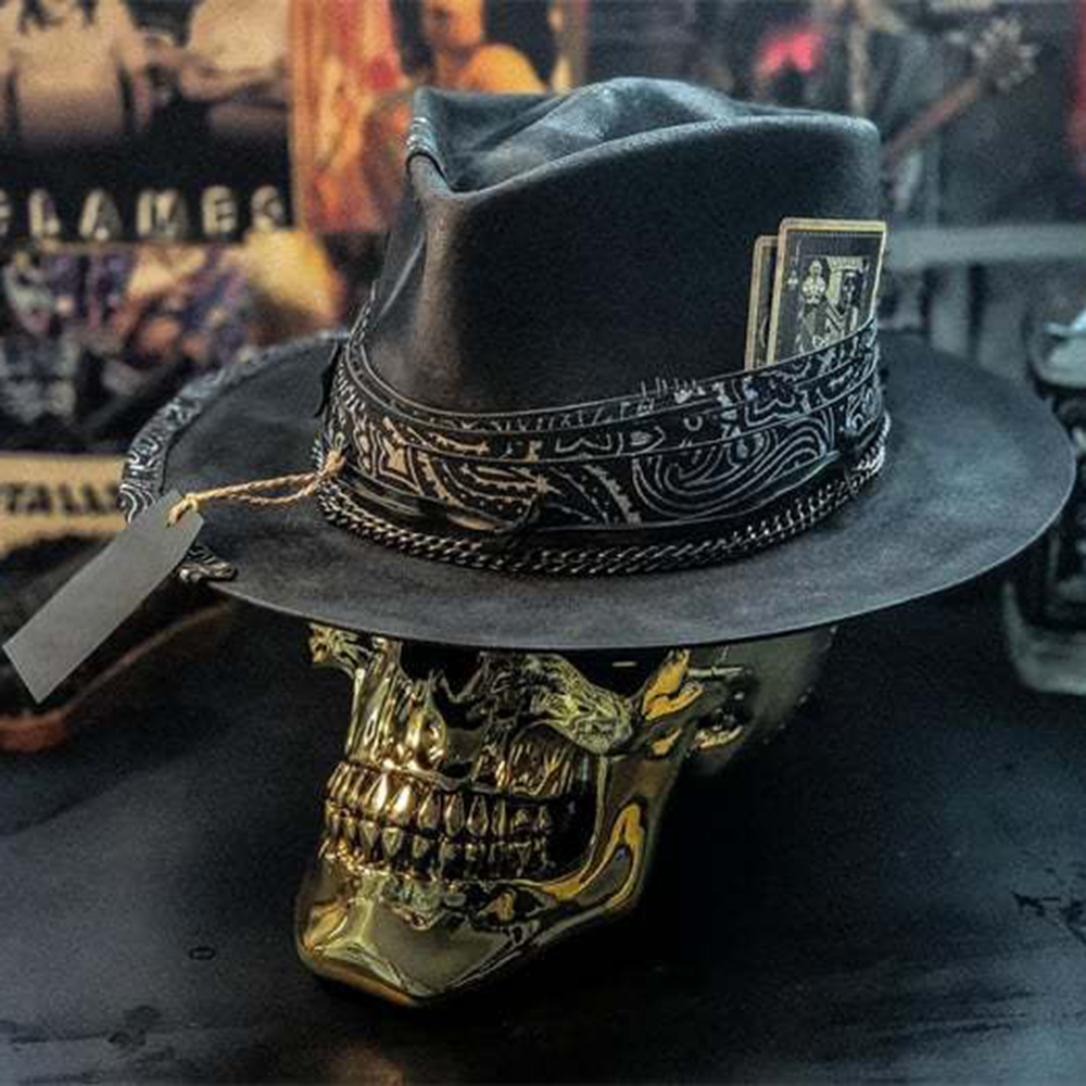 Skull Cowboy Hat Halloween Hat S