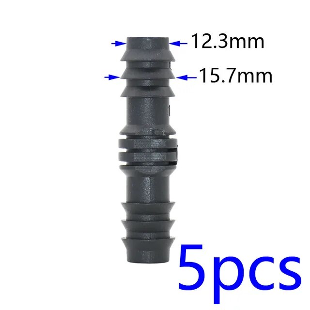 1/2 3/4 1 inch garden hose tee elbow end plug straight connector 16/20/25mm pe hose water splitter repair 90 degree connector