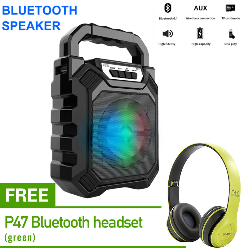 Original Super Bass Portable Bluetooth Speaker with Mic Wireless