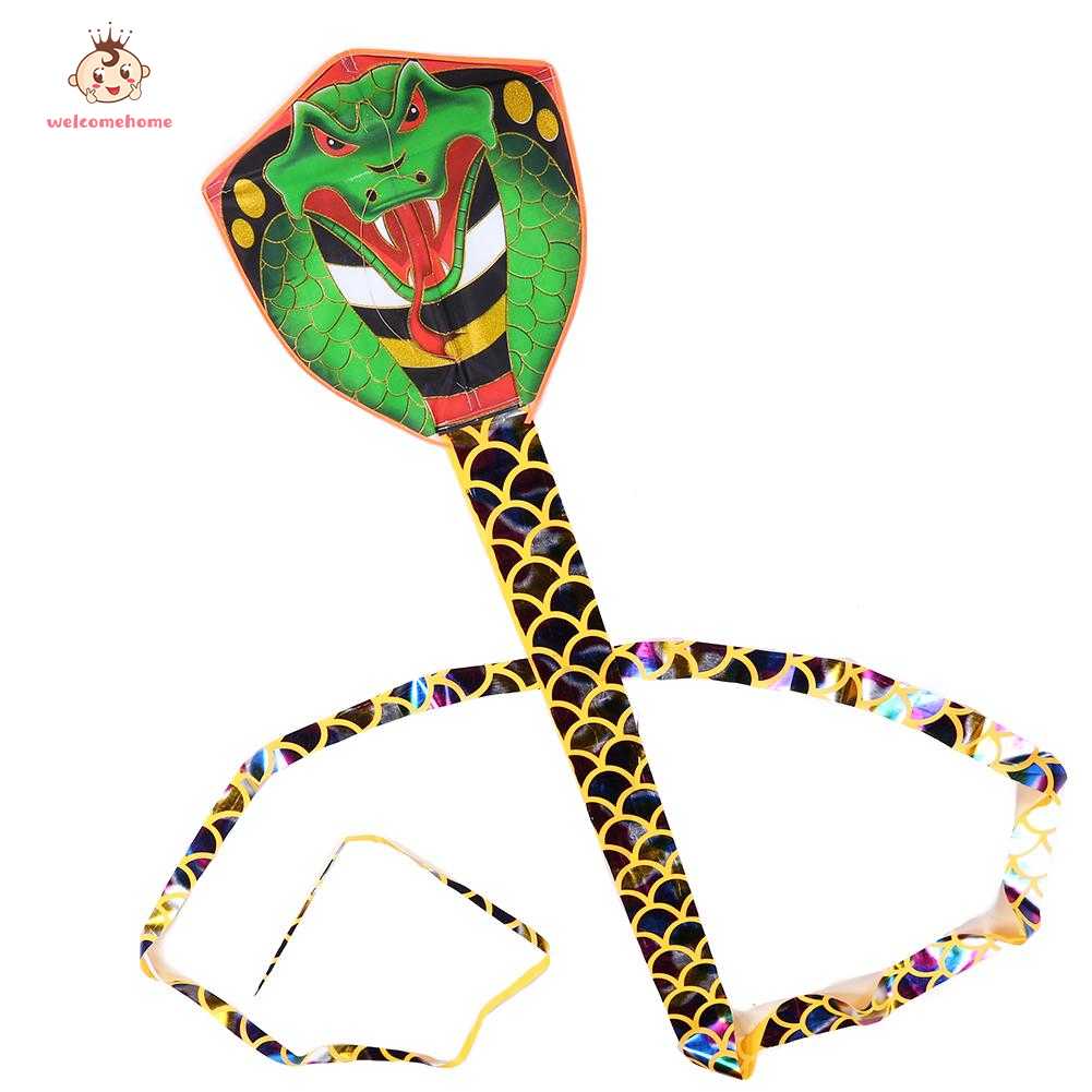 7m Snake Shape Kite Outdoor Funny Flying Toys Garden Cloth Children Toy