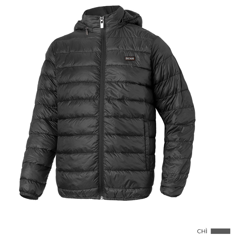 Áo Khoác Phao Nam Siêu Nhẹ Chần Bông Cao Áo Phao Có Mũ Trùm Đầu Chống Gió Lùa Cực Ấm Mway MJK 040