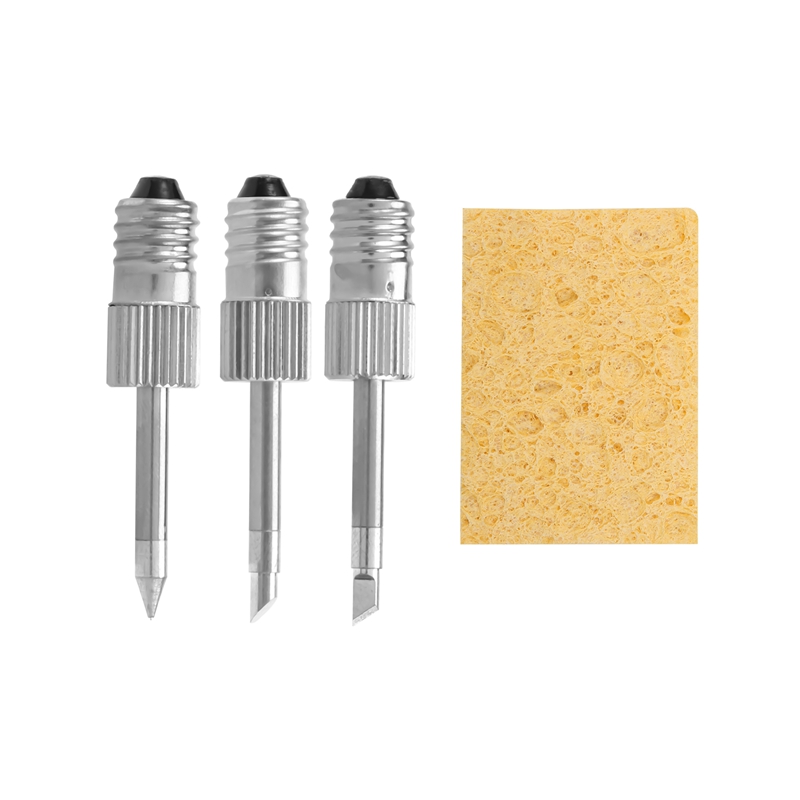3Pcs Brass Soldering Tips USB Soldering Iron Head Welding Soldering