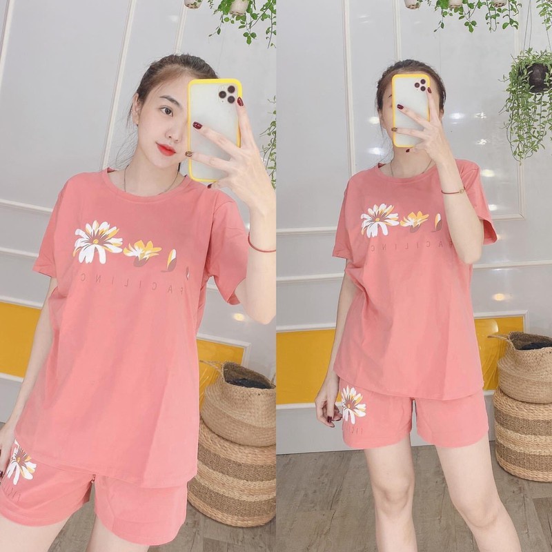 Set Bộ Xuân Hè Hoa Lá Mát Mẻ