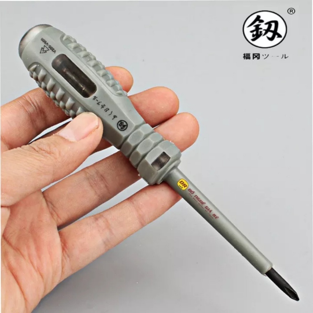 Tua vít cách điện 2 cạnh kiêm bút thử điện thông minh chống va đập nhật bản, bút thử điện chuyên dụng