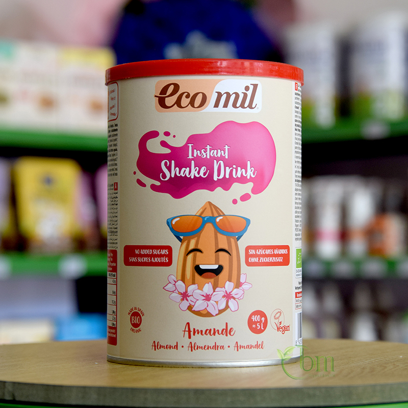 Sữa bột hạnh nhân hữu cơ 400g – Ecomil