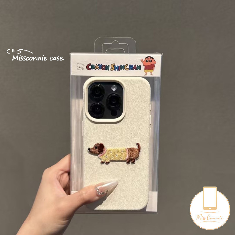 Luxury%20Case%20Compatible%20for%20IPhone%2015%2011%2013%20XR%2016%2014%2012%20Pro%20Max%2016%2015%2014%20Plus%20X%20XS%20Max%20Graffiti%20Cute%20Cartoon%203D%20Embroidered%20Dachshund%20Soft%20Tpu%20Cover%20-%20Image%207