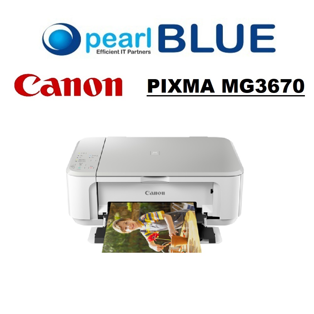 [Local Warranty] Canon PIXMA MG3670 Wireless All-In-One Colour Inkjet ...