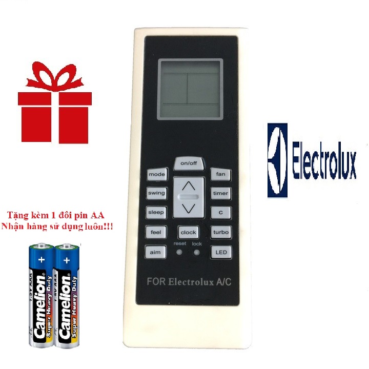 Remote điều khiển máy lạnh electrolux mẫu 3 - điều khiển điều hòa electrolux mẫu 3