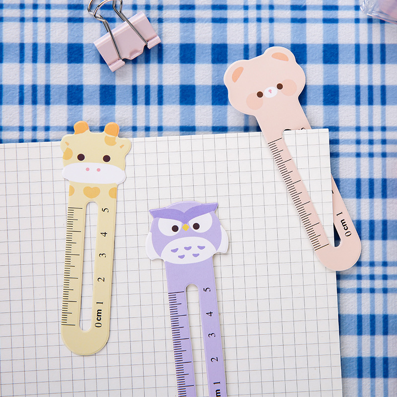 Fun Express Ruler Bookmarks 【InnovateWorld】30 Pcs Animal Funny Bookmarks Cartoon Cute Bookmarks ...