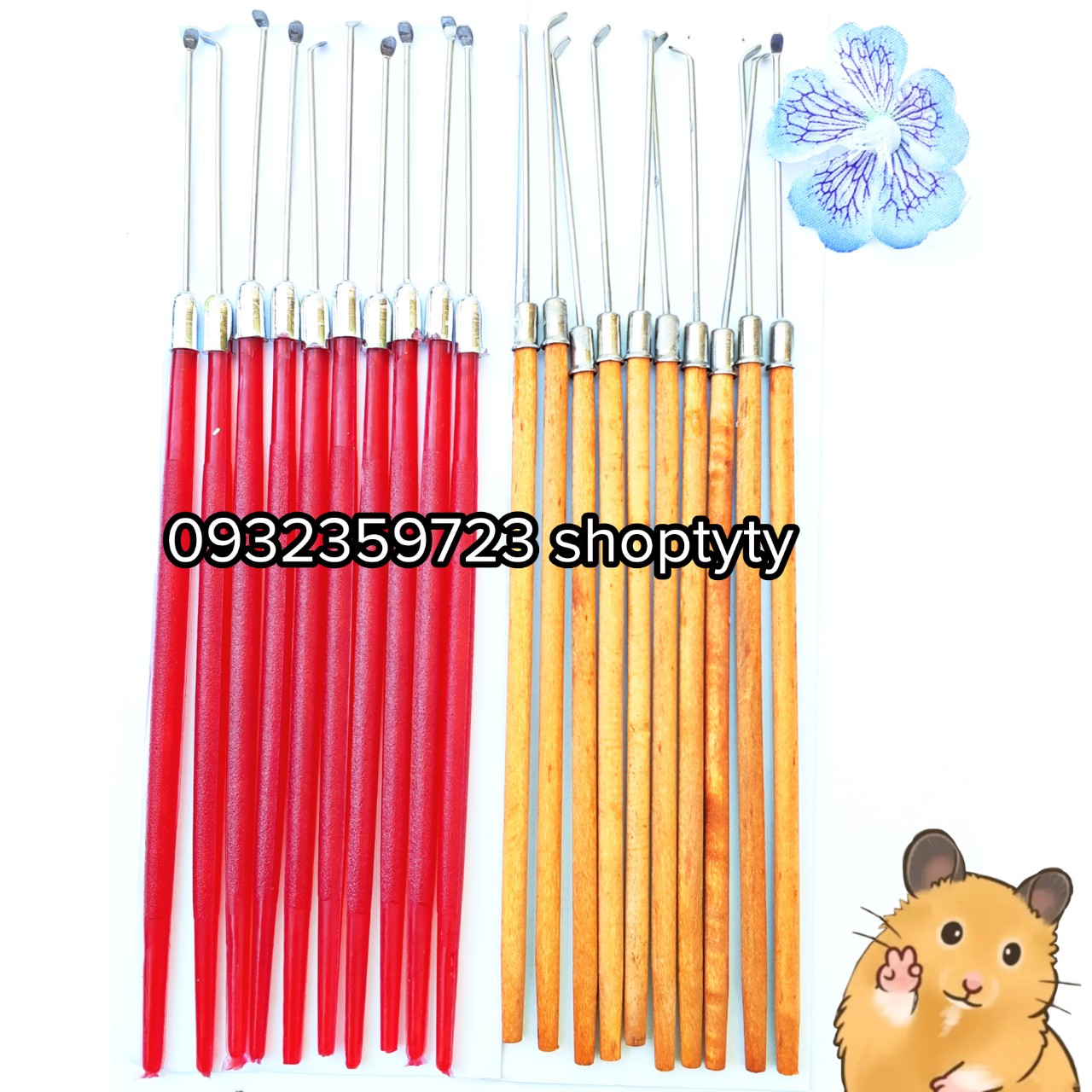 1 Bịch Ráy Tai 10 Cây (Có Đỏ và Gỗ) Dùng Làm Sạch Tai
