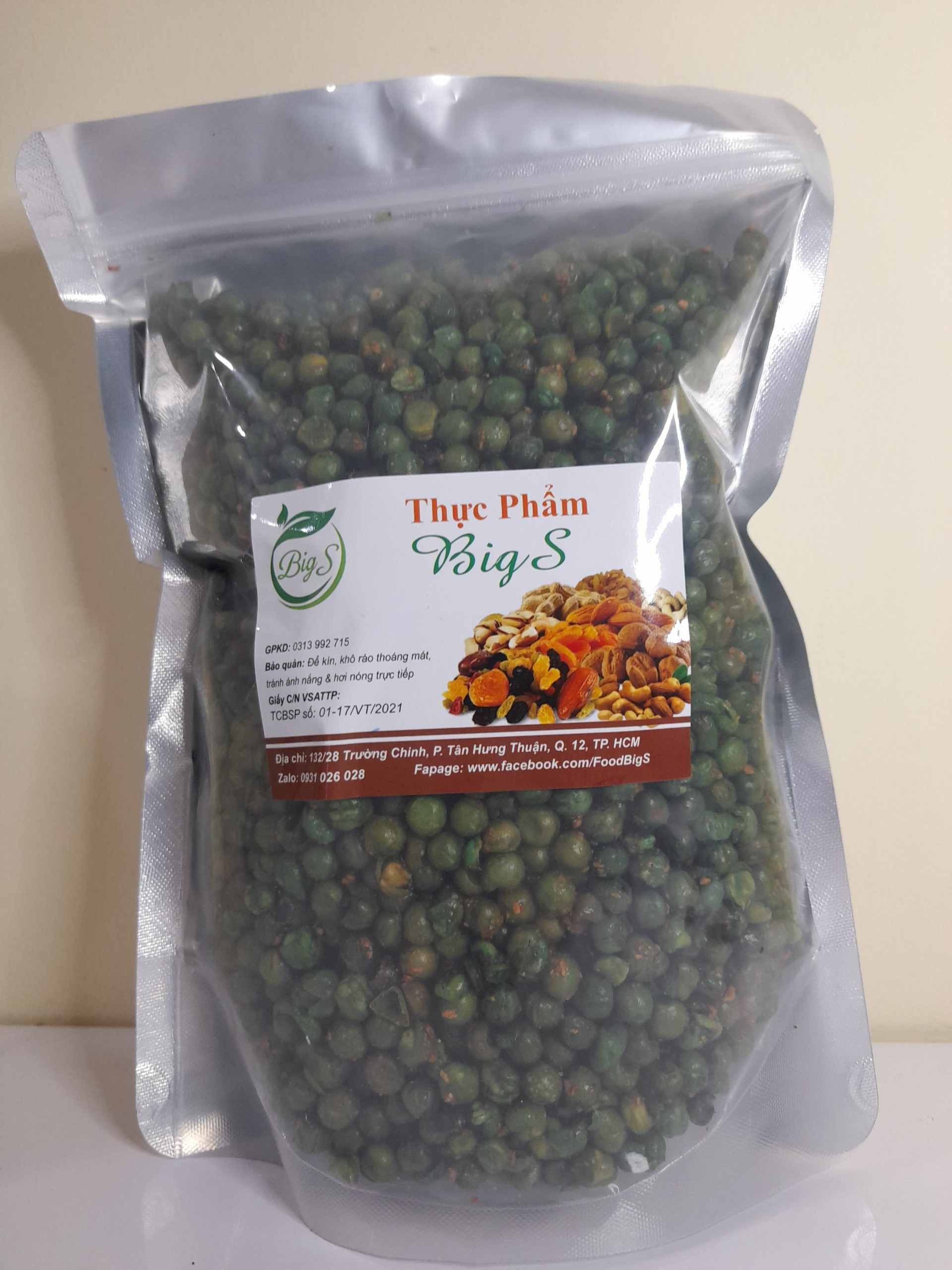 1kg đậu hà lan rang tỏi ớt bigs
