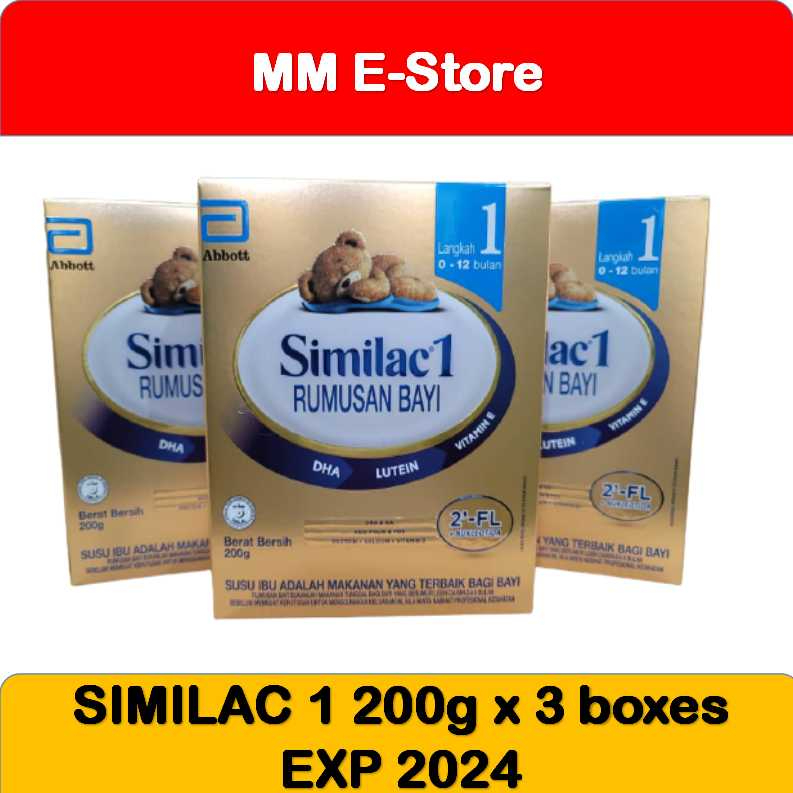 JTNINJA) EXP DEC 2024 SIMILAC GOLD STEP 200g x 12 boxes Lazada