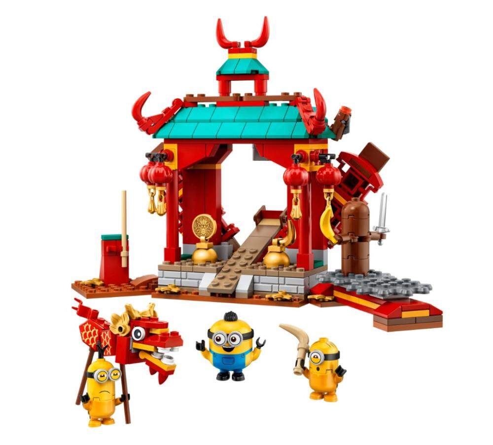 【Official】 LEGO 75550 Minions Kung Fu Battle 310pcs 6+