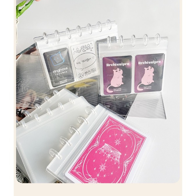 [RN03] Binder RINGNOTE có sẵn sheeet, đựng card, pola, postcard