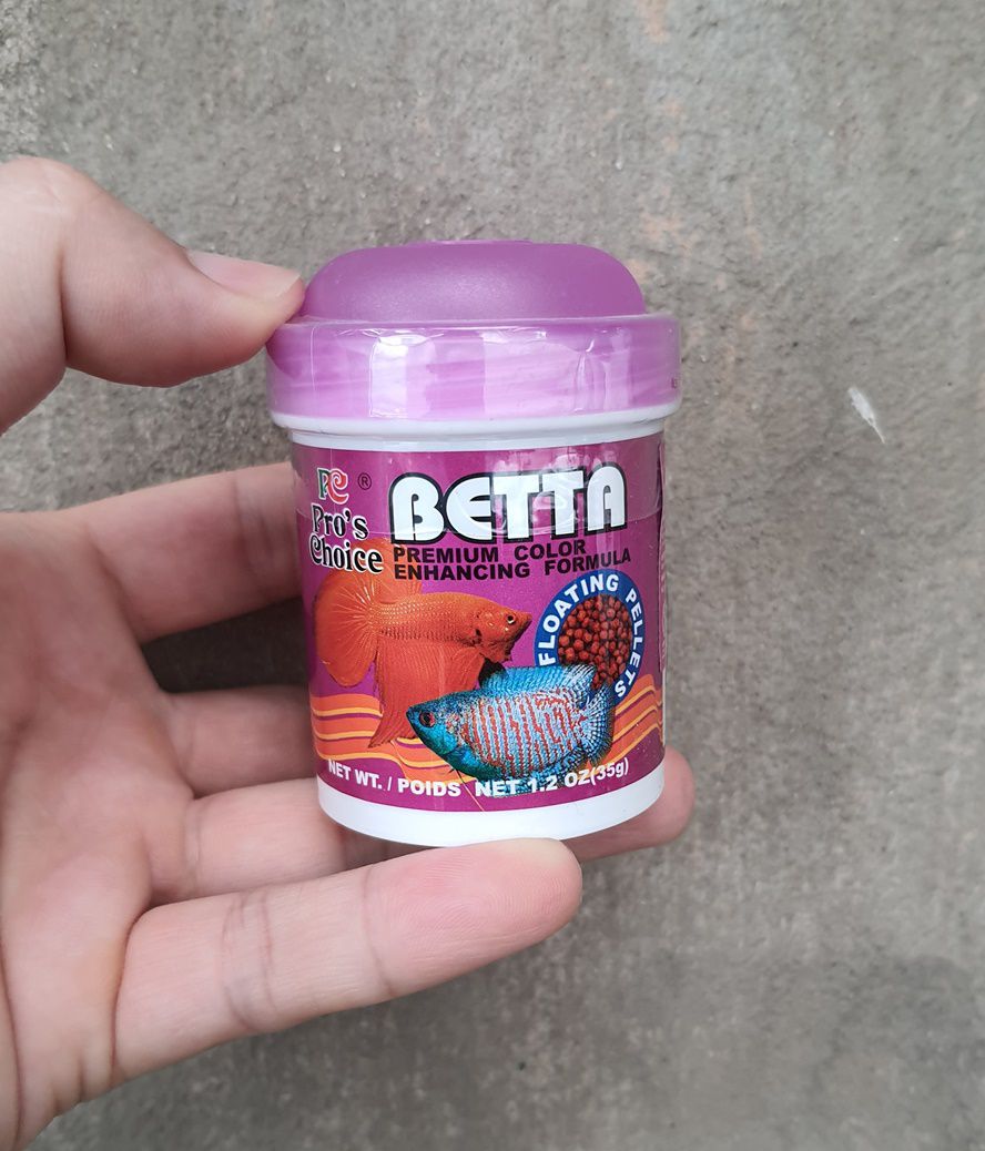 Betta Pro's Choice - Thức Ăn Chuyên Dụng cho Cá Betta - Lọ Màu Tím 35gram