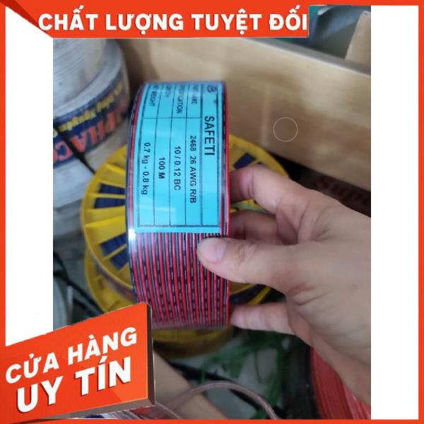 combo 5m dây điện 2 màu đỏ đen nhỏ