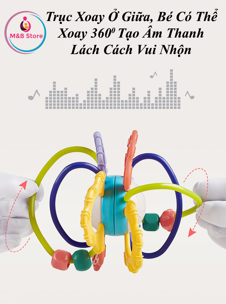 Lục Lạc Gặm Nướu Manhattan Cao Su Mềm - KUB