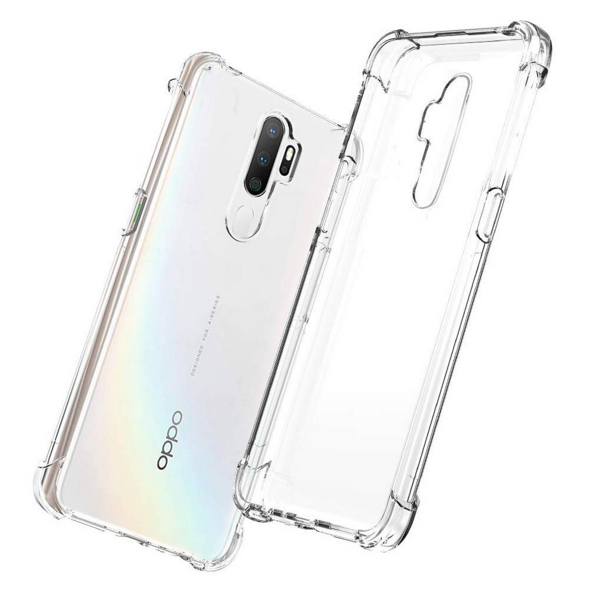 Oppo A5 2020 Back Cover Transparent Bumper Anti Shock Soft Clear Cover For Oppo A5 2020