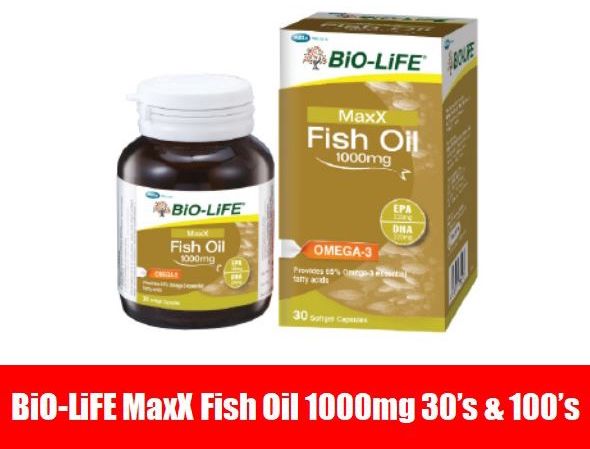 BiO-LiFE Maxx Fish Oil 1g Double Strength (30's) | Lazada