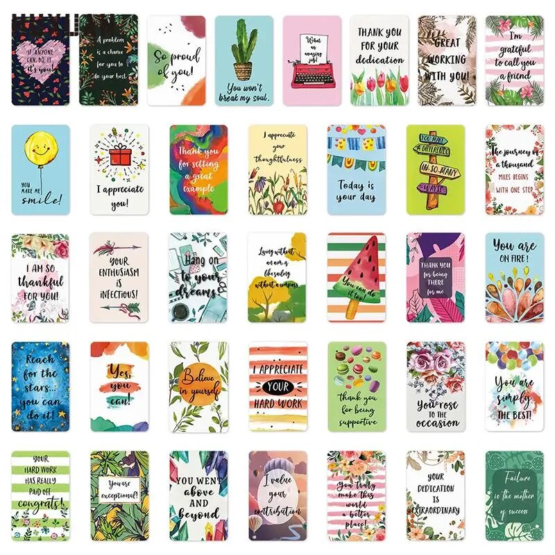 72 Pcs Positive Affirmation Cards Inspirational And Encouragement Cards For Women Men Daily Affirmations Cards