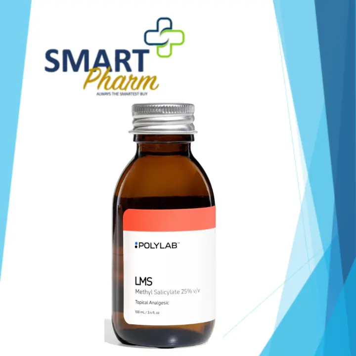 POLYLAB LINIMENT METHYL SALICYLATE LMS 25%V/V SOLUTION 100ML EXP07/2026