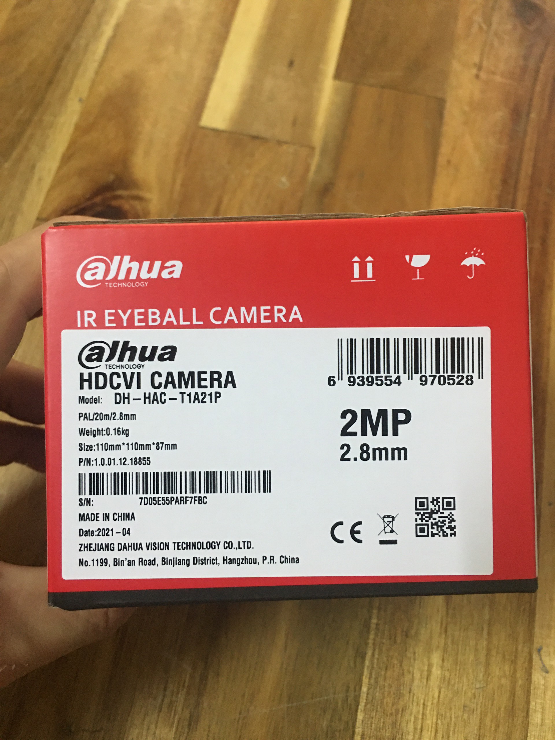 Camera DAHUA HAC-T1A21P 2.0 Megapixel