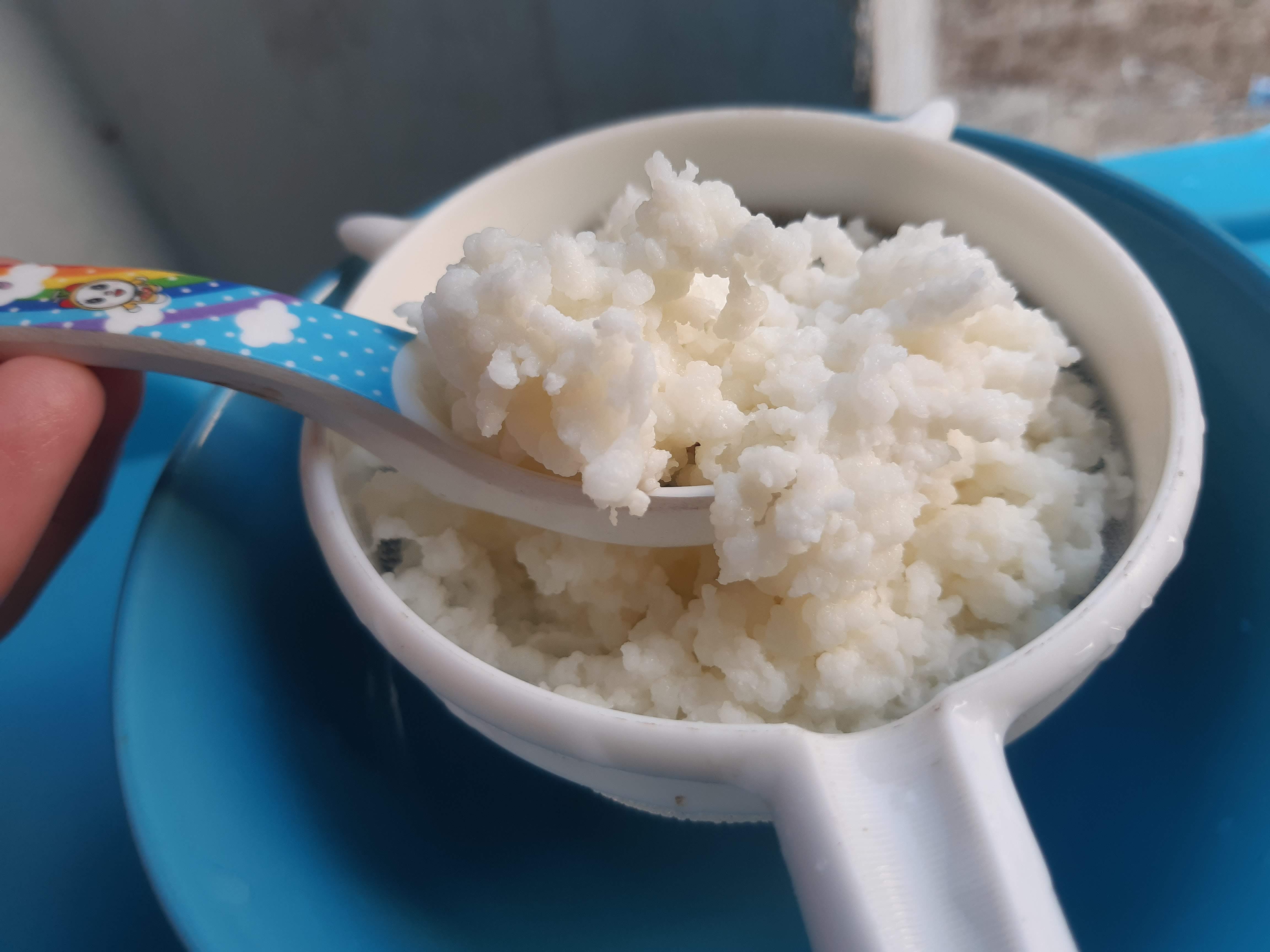 1 phần nấm sữa kefir + 1 muỗng gỗ/sứ