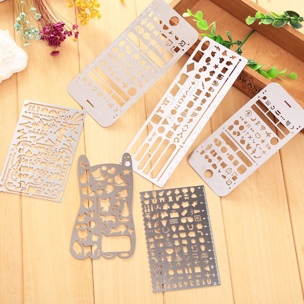 Creative Cat Shape Template Ruler School Projects Smooth Surface ...