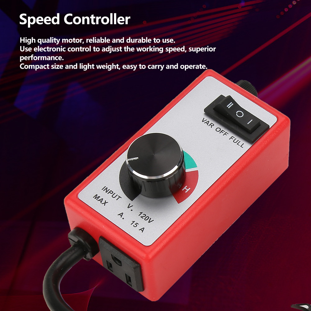Regolatore Di Velocità Per Router E Ventilatori, Variatore Elettrico A Reostato, 120V AC