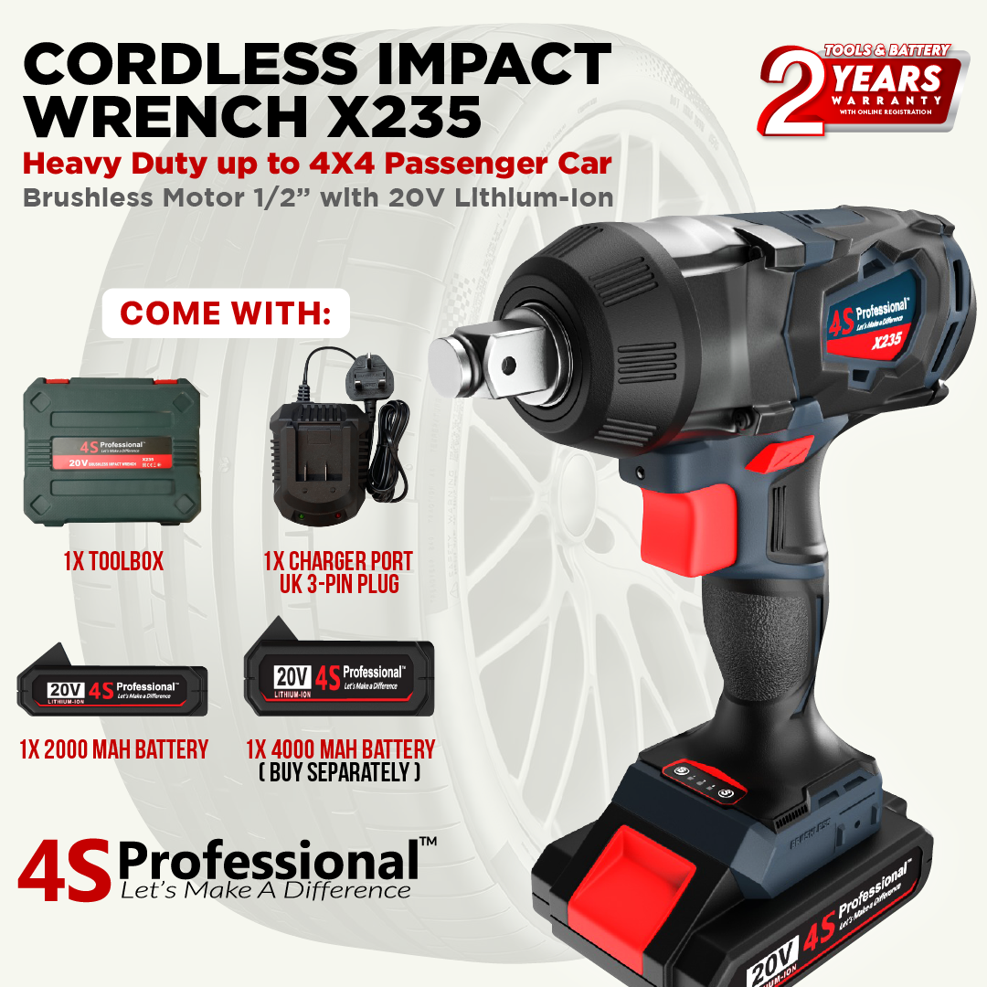 X235 Heavy Duty 20V 4S Profesional 