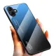 Phone case Samsung A06 Gradient Mirror Tempered Glass Protector Hard Back Cover Galaxy A06 Case. 