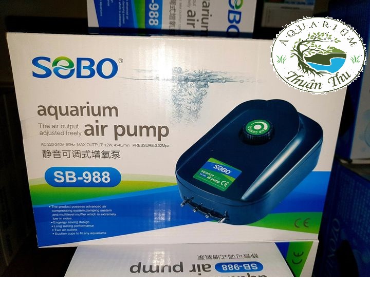 Máy sủi Oxy Sobo 4 Vòi 988 (12W - 4L/min)