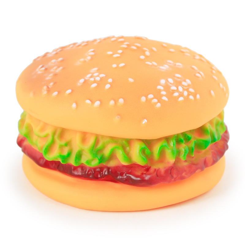 [Hoàn tiền 10%] [CÓ HỎA TỐC] Đồ Chơi Bánh Hamburger Dành Cho Thú Cưng