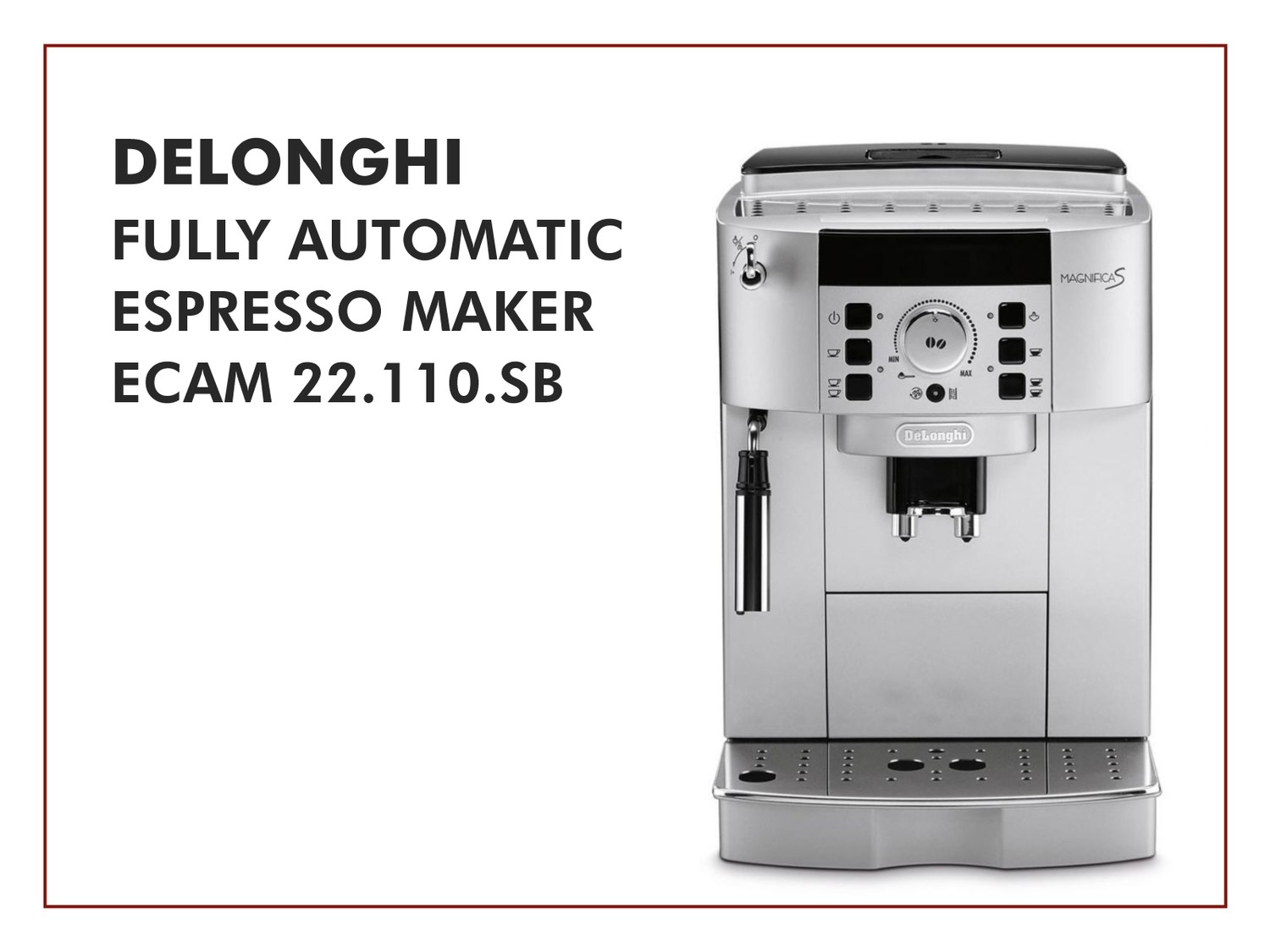 Delonghi coffee machine magnifica S 