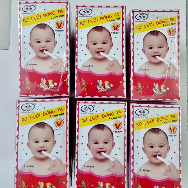 Rơ lưỡi Đông Pha cho Bé 50 cái - Đông Fa 3 Con Nai