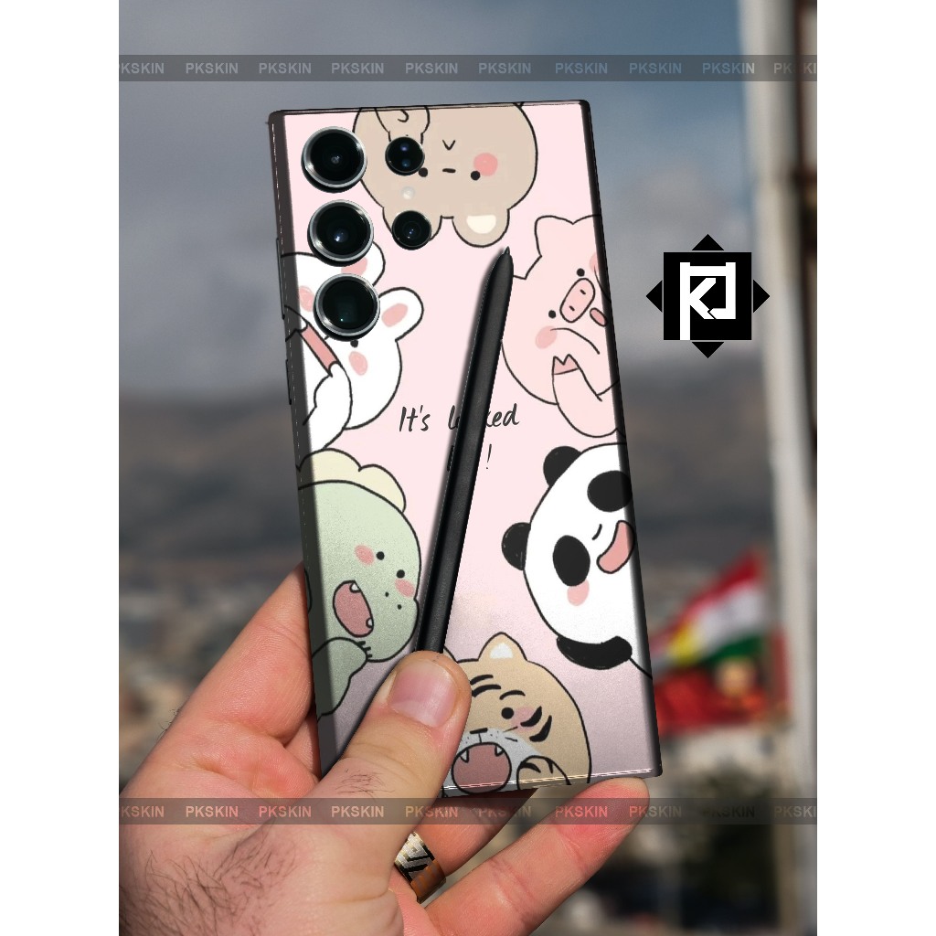 Miếng dán skin full lưng viền samsung Note 10 , note 10 plus , Note 20 , Note 20 ultra ...in hình cute