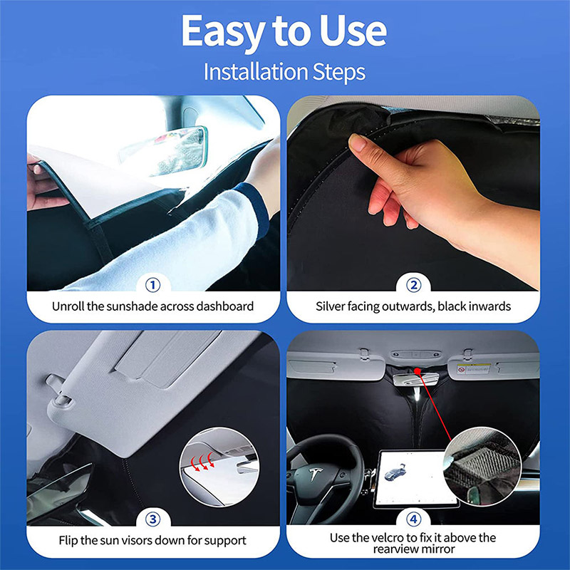 Car front sun visor 240T sun visor folding sun visor