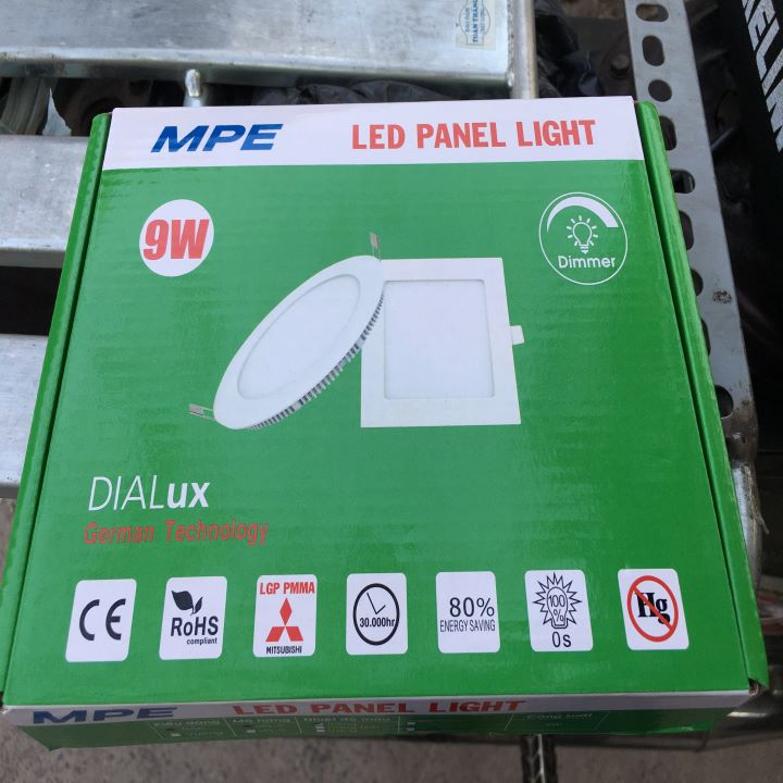 Đèn led âm trần panel 9w tròn MPE