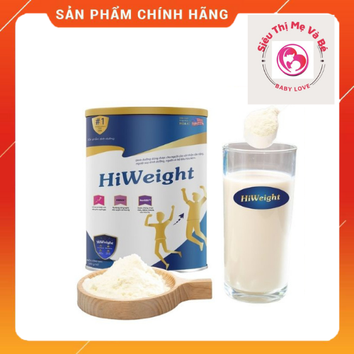 Sữa bột HiWeight hỗ trợ tăng cân hộp 650g