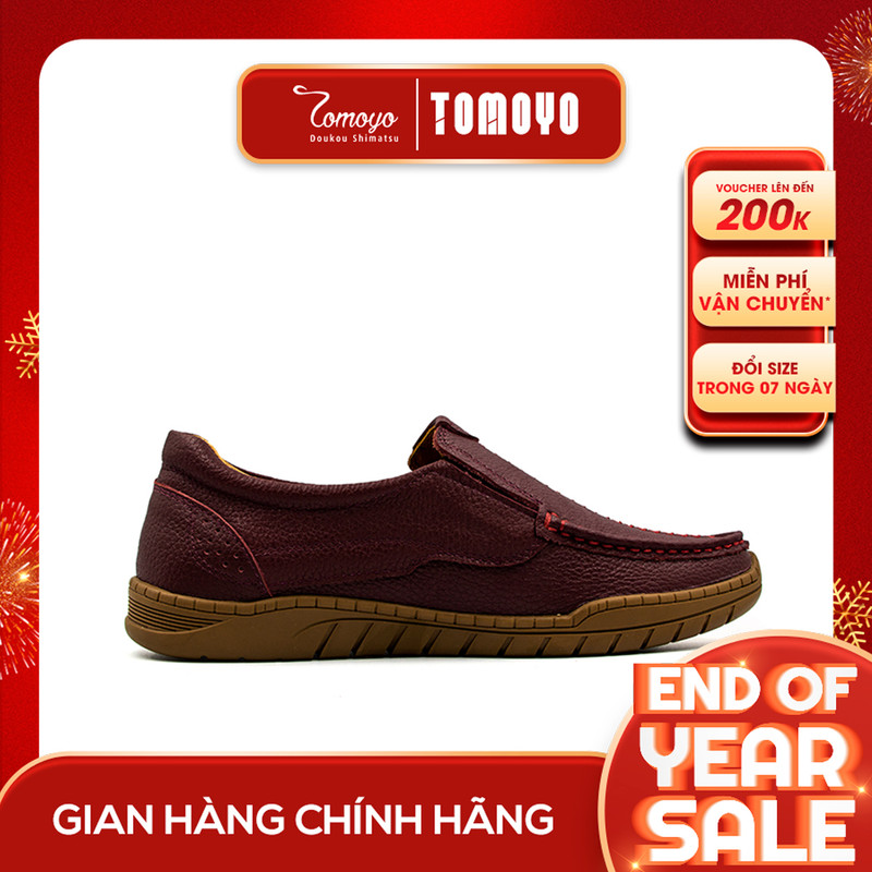 SIÊU SALE 6.6 | Giảm 30% đơn 199k - Giày Lười Nam Da Nubuck Tomoyo TMN22706