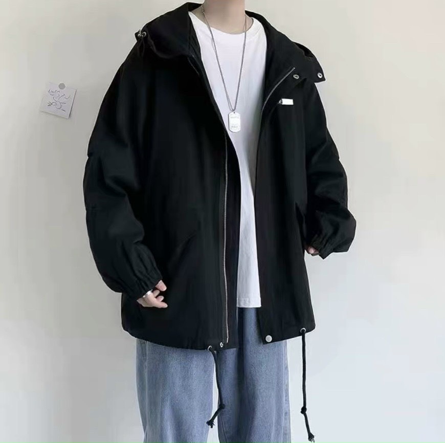 ÁO KHOÁC DÙ NAM NỮ FORM RỘNG TRƠN UNSIEX DÂY KÉO CHỐNG NẮNG SIÊU RẺ ĐẸP - U9342