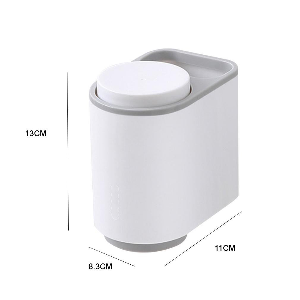Giá đựng bàn chải kèm 2 cốc đánh răng Ecoco dán tường