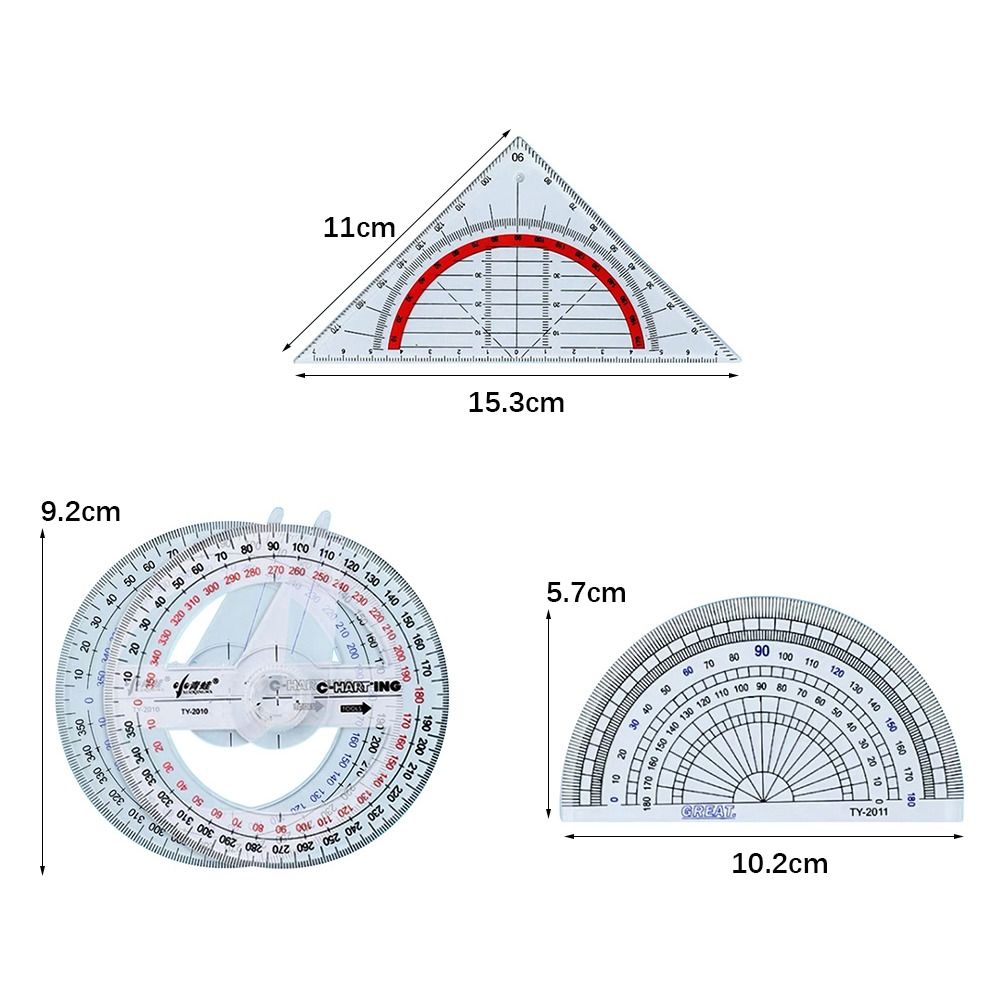 %E3%80%90Quality%E3%80%91%20180/360%20Protractor%20Durable%20Triangle/Half%20Round%20Transparent%20Drawing%20Angle%20Ruler%20Geometry%20Drawing%20Design%20-%20Image%207