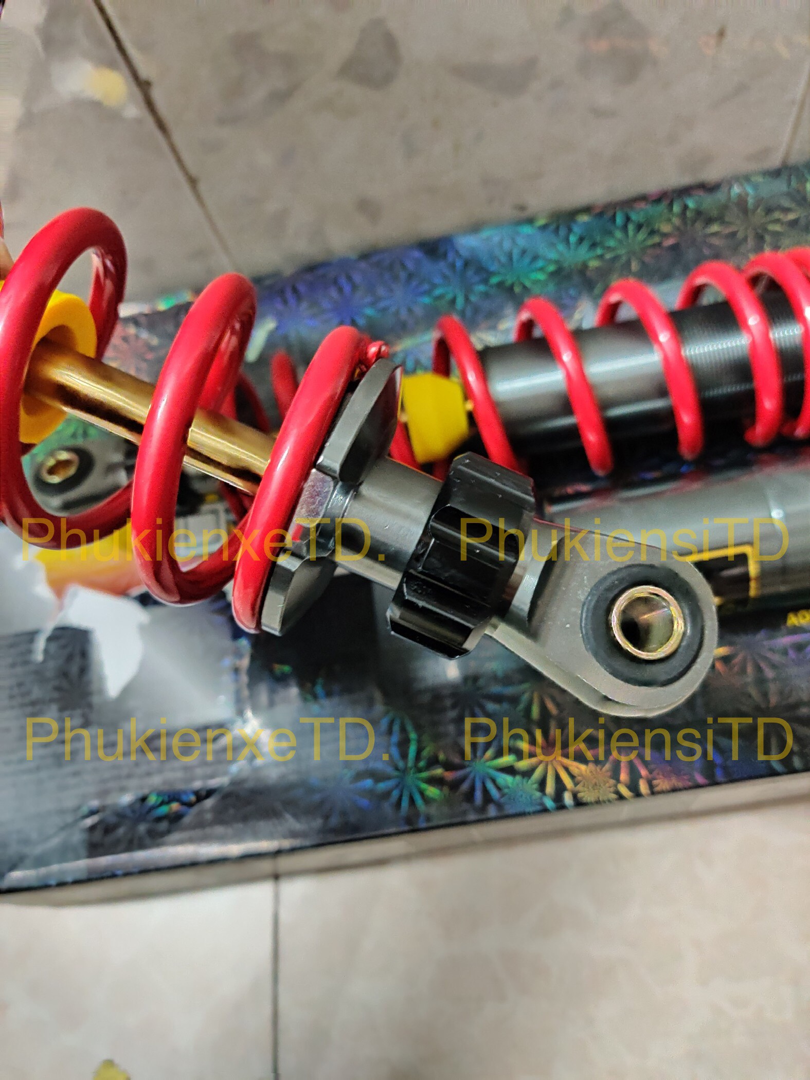 Phuộc RCB NITRON bình dầu lắp Dr Wave Elegant Axelo Future Charly Cub Sirius Jupiter Taurus Caphe Suviva Magic...